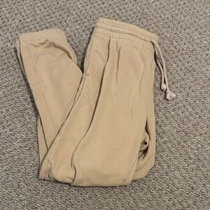 TNA Tan Jogger Pants